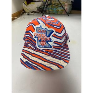 1992 - NCAA Twin Cities Final Four Minnesota Basketball Zubaz Zebra Striped Hat